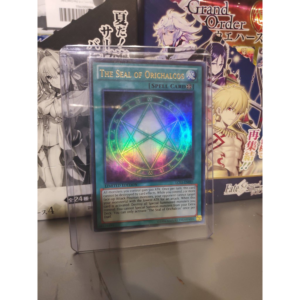 Lá Bài Phong Ấn Yugioh The Seal Of Orichalcos – Ultra Rare - Tặng Bọc Bài Nhựa Bảo Quản