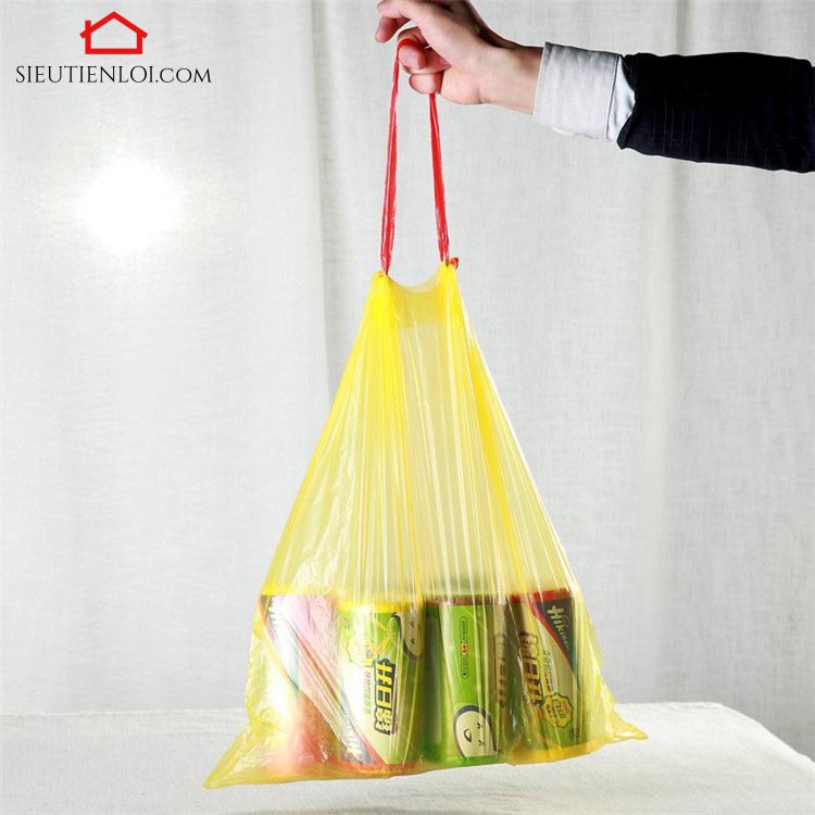 Túi Đựng Rác Lớn Tự Hủy,Có Quai Xách Dây Rút Siêu Tiện Lợi Thông Minh Giá Rẻ