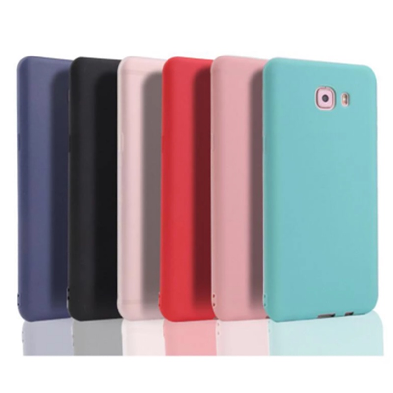 Ốp Lưng Mềm Mờ Cho Samsung Galaxy C9 C9pro Silicon Dành Cho Samsung C7 C7pro Galaxy C5 C5pro Kẹo TPU