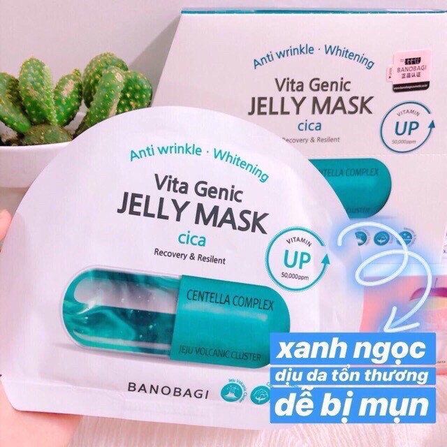 [Mẫu Mới] Mặt nạ giấy vita Genic Banobagi Jelly Mask (lẻ)