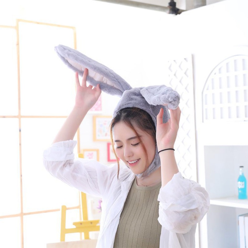 Mũ Trùm Đầu Hình Tai Thỏ Dễ Thương Dùng Hóa Trang Lễ Phục Sinh