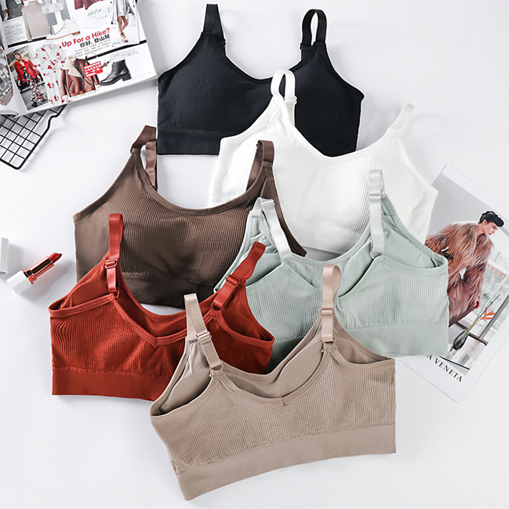 【Ready Stock】Quick-drying Running Fitness Sport Bra Chest