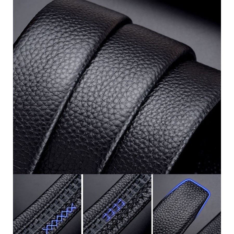 Thắt Lưng Da Nam Cao Cấp CARTELO , Thắt Lưng Nam Da Bò 2 Lớp 100% Khóa Tự Động KG01-Bảo Hành 3 Năm