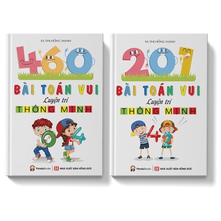 Sách - Combo Bé Học Nhanh - Nhớ Lâu 201 Bài Toán Vui Luyện Trí Thông Minh - 460 Bài Toán Vui - Pandabooks