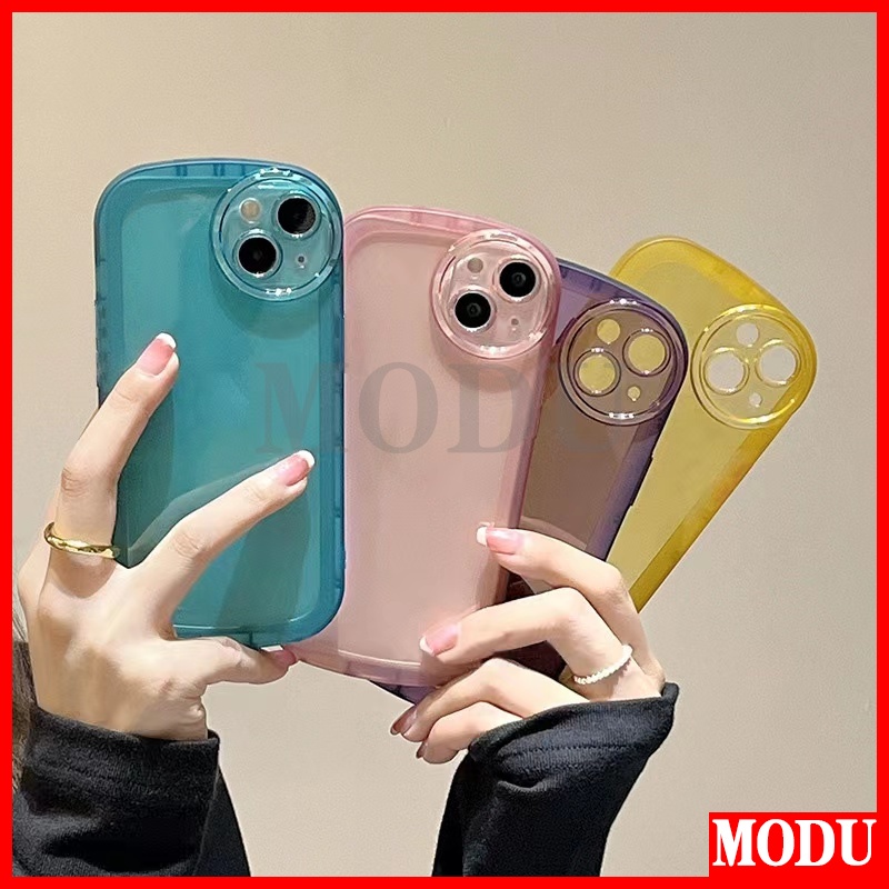 Vỏ modu sang trọng chống va đập trong suốt ốp lưng mềm oppo a17 a58 a78 a79 a75 a57 a37 a73 a71 a59 a83 a59s a1 f1s neo 9 candy color camera lens protection matte phone cover