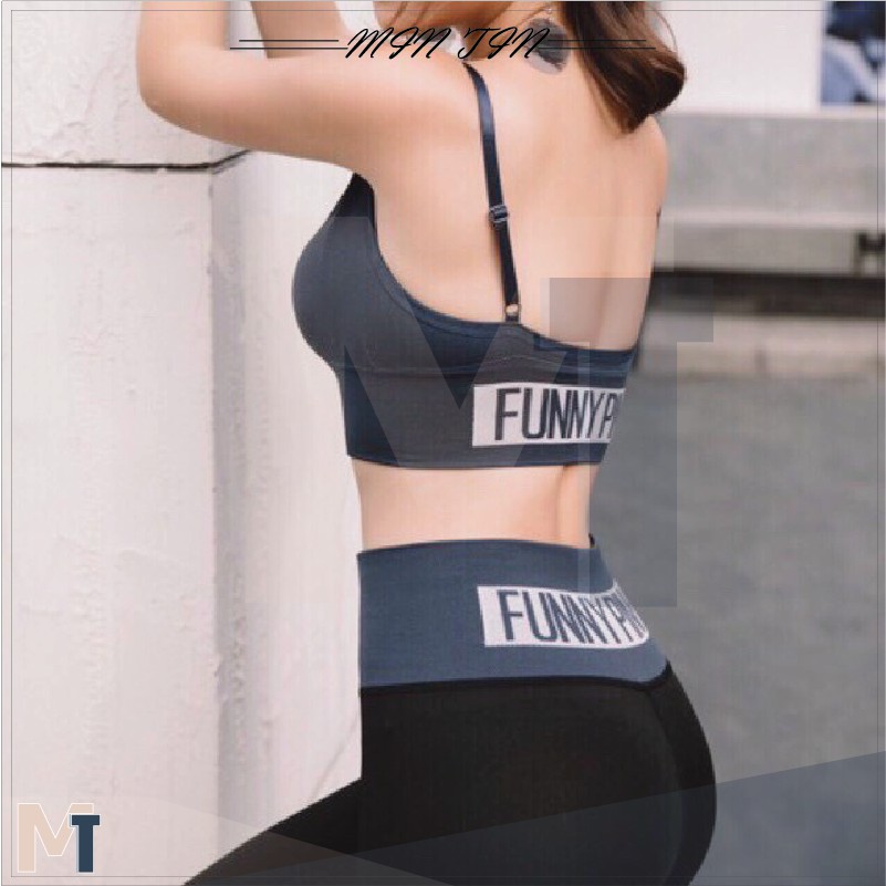 Áo Bra Len Tâm Funny Pink Hàng Siêu Hot-Áo Bra Len Tâm Tập Gym,Thể Thao,Yoga