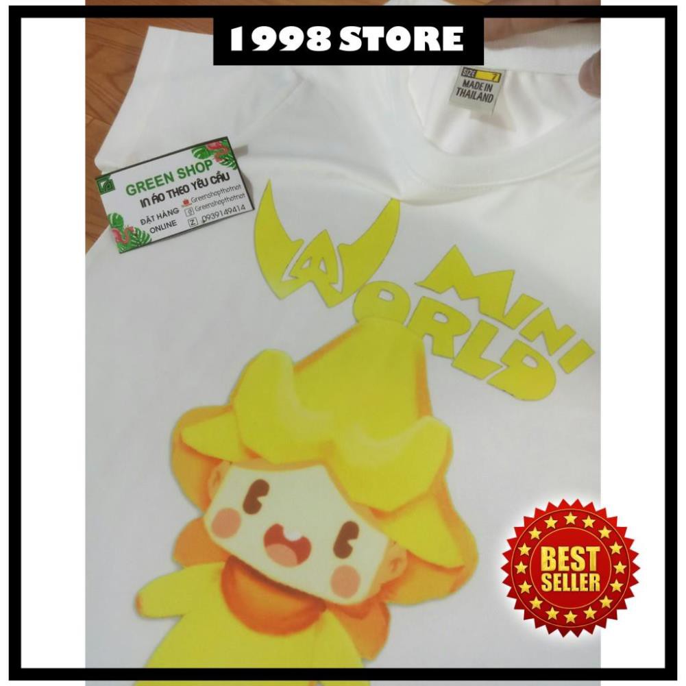 Áo Thun Mini Word Sao Tinh Nghịch Vải Cotton Thái S029