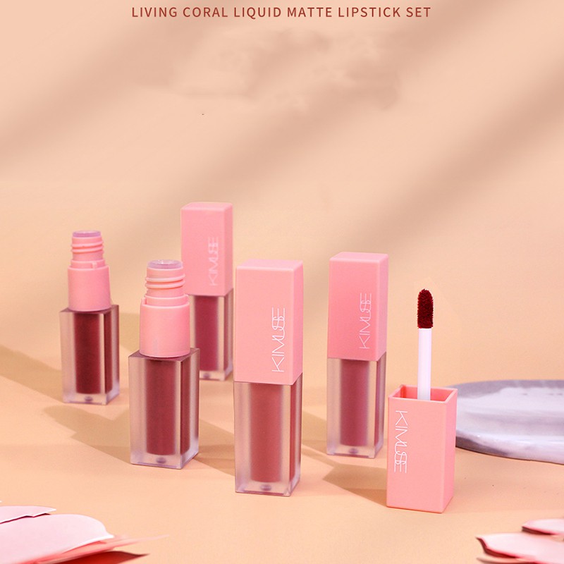 VEET (Hàng Mới Về) Set 5 Thỏi Son Kem Kimuse Tông Lì Chống Nước Lâu Trôi | BigBuy360 - bigbuy360.vn