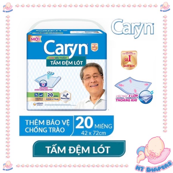 Tấm Đệm Lót Siêu Thấm Caryn 20 Miếng