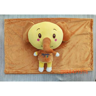 bộ gối mền con voi sữa nutren