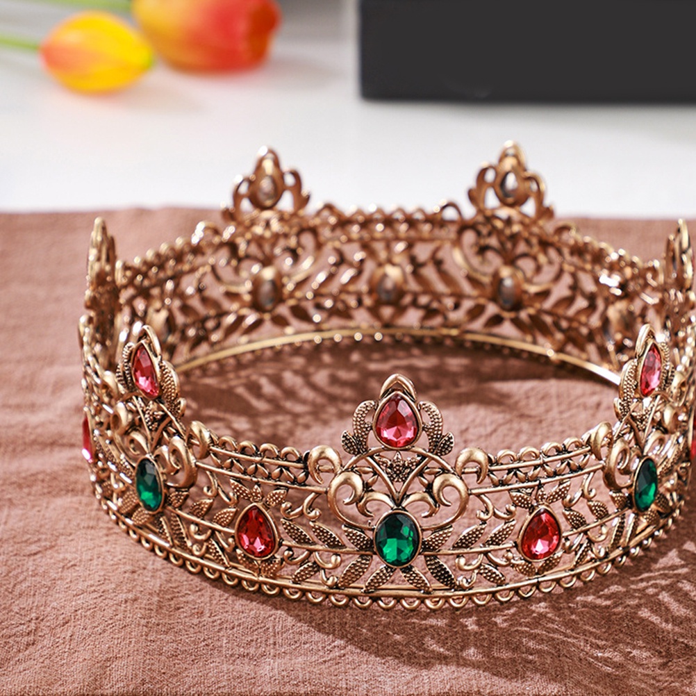 Vương Miện Hóa Trang Vua Phong Cách Vintage Cho Nam