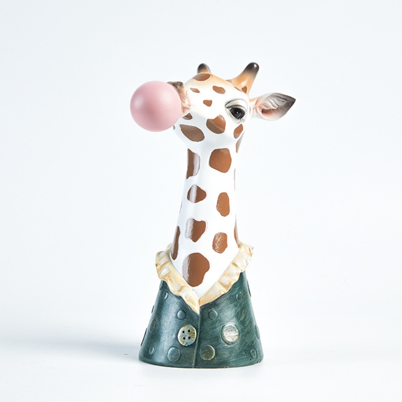 Chậu Hoa Hình Động Vật Hoạt Hình Phong Cách Bắc Âu Sáng Tạo Để Bàn Trang Trí Nội Thất