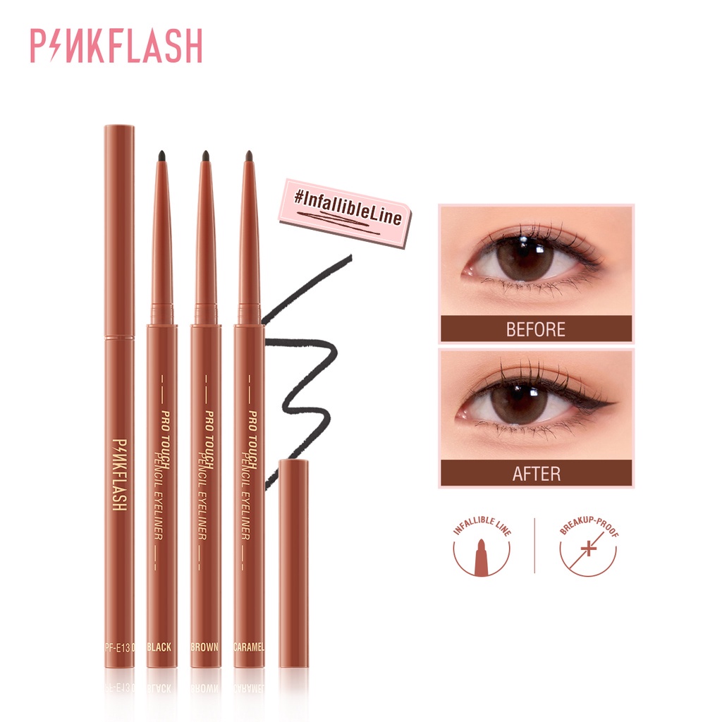 Bút kẻ mắt PINKFLASH chống thấm nước và lâu trôi cao cấp