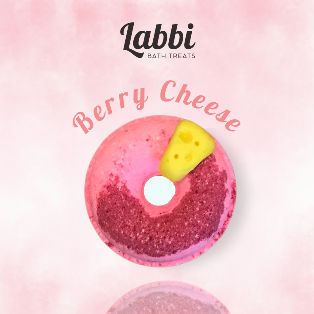 BERRY CHEESE [Labbi] Bath bomb / Viên sủi bồn tắm / Bom tắm
