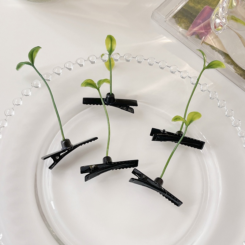 Kẹp tóc mầm cây vui nhộn đáng yêu - 01 Kẹp tóc