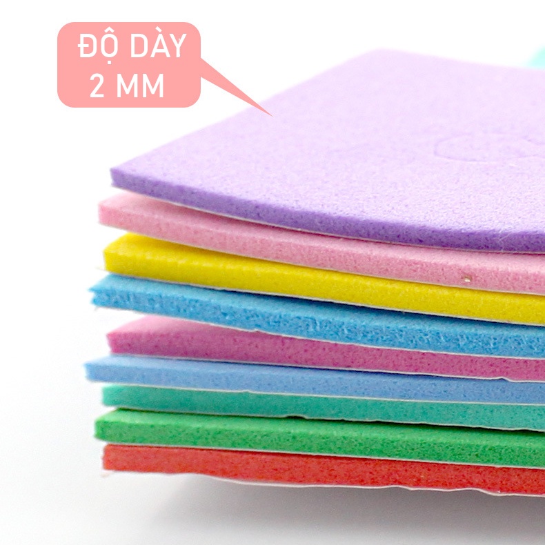 Tranh Dán Xốp 3D Dành Cho Bé, Đồ Chơi Giúp Trẻ Em Tập Luyện Khả Năng Quan Sát Và Vận Động