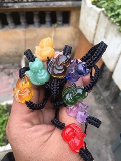 Lắc tay hồ hly tết dây