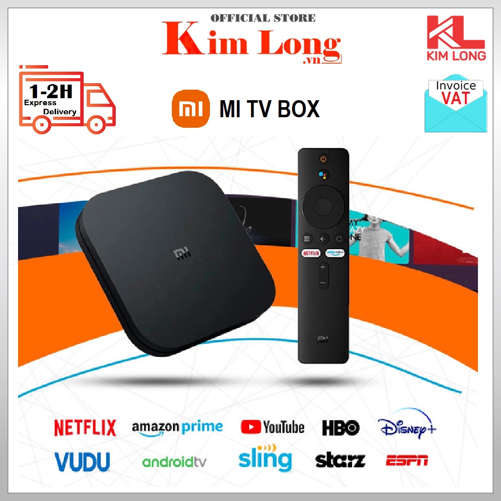 [BH12T, QTế] Tivi box Xiaomi Mibox S 4K I Mi TV Stick Tiếng Việt tìm kiếm giọng nói - Hàng chính hãng