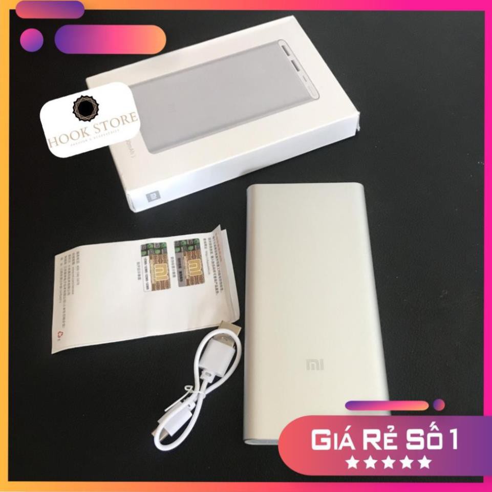 Pin Sạc Dự Phòng Xiaomi [GIÁ TỐT] Gen 2 2 Cổng USB Dung Lượng 10.000mAh Nhỏ Gọn, Tiện Lợi