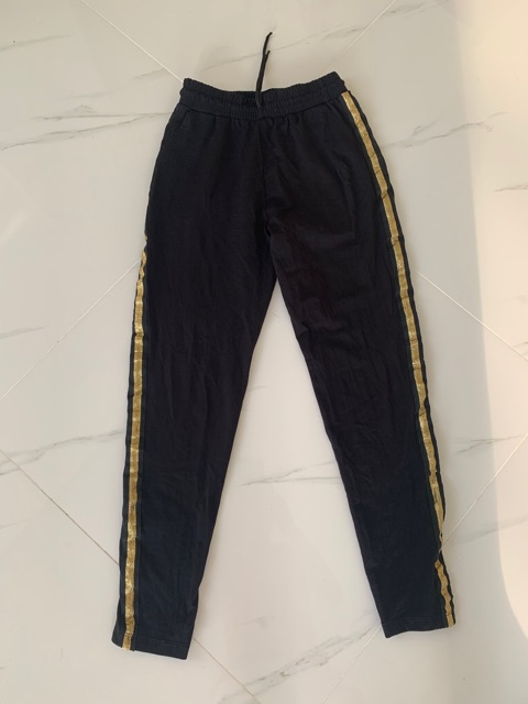 Thanh lý quần baggy thun viền kim tuyến