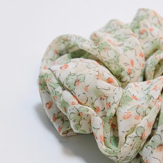 Dây buộc tóc, cột tóc scrunchies hoa nhí Mackey