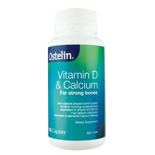 Vitamin D & Calcium Ostelin(130 viên)