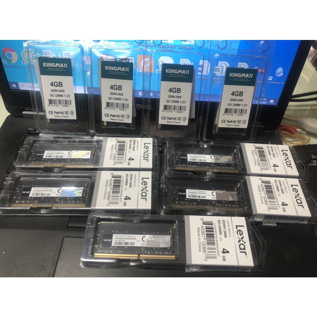 Ram DDR4 Laptop 4gb bus 2400/2666 KINGMAX  ,Ram Mới Chính Hãng VIỄN SƠN , bảo hành 3 năm, 1 Đổi 1