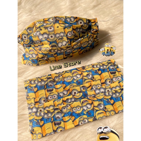 5 chiếc khẩu trang in hình dễ thương Minions