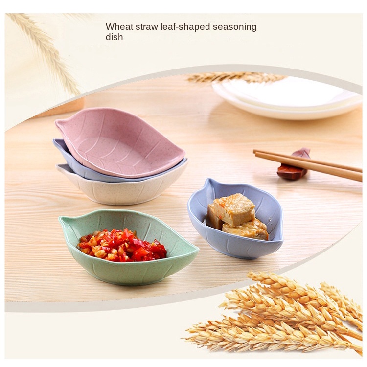 Dĩa Đựng Nước Chấm Hình Chiếc Lá Đa Năng Tiện Dụng Cho Nhà Bếp