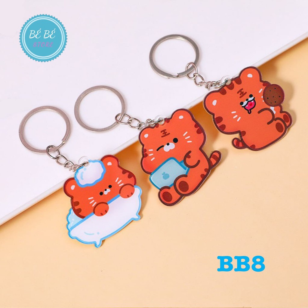 Móc khóa hình hổ cute - BB8