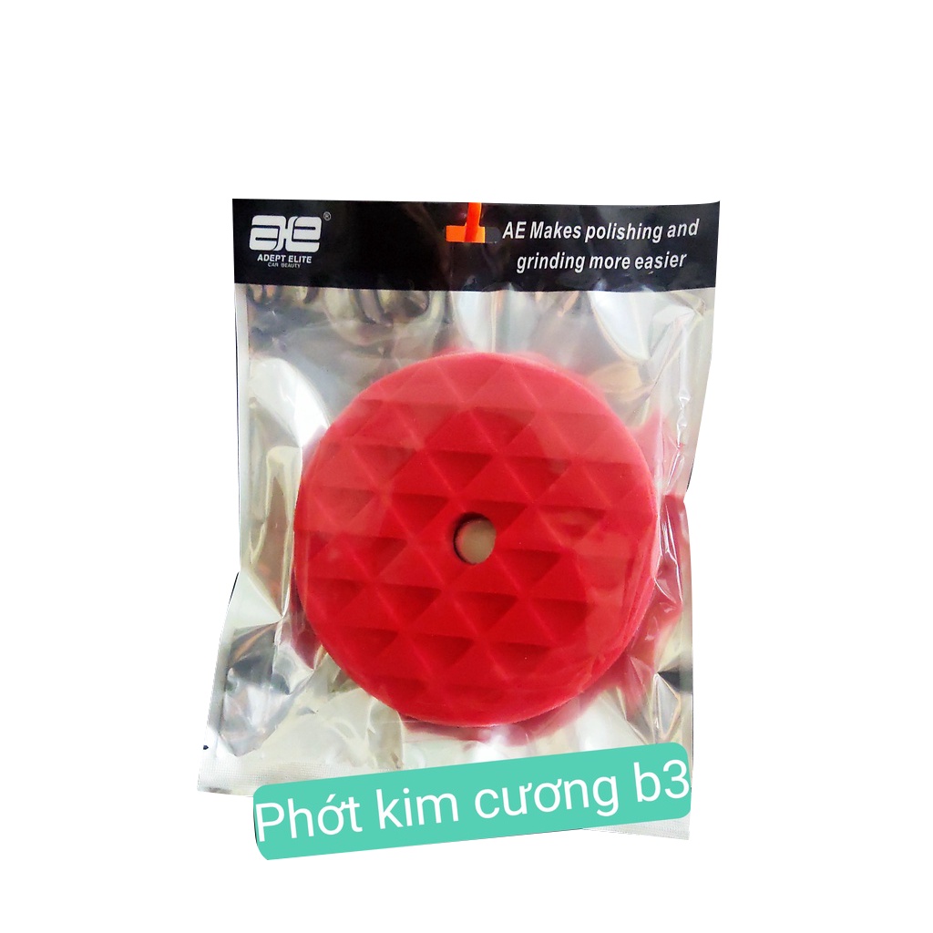 Phớt đánh bóng sơn xe ô tô 3 bước loại 5-6 inch Kim Cương dán máy đánh bóng sơn xe cầm tay Nhật Bản Mart
