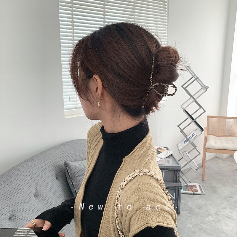 Kẹp tóc càng cua bằng hợp kim thiết kế đơn giản hợp thời trang dành cho nữ