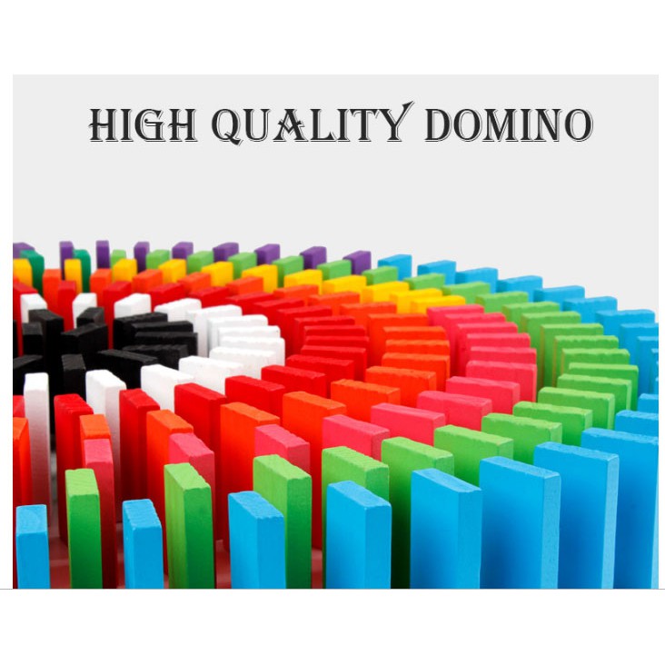 Đồ chơi Domino gỗ xếp hình 360 miếng kèm túi vải, puzzle giáo dục thông minh cho trẻ em