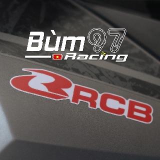 Bộ 4 tem RCB Dẹp In Thường
