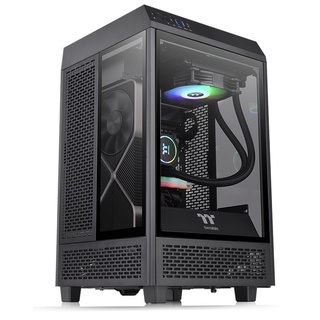 Vỏ case máy tính thermaltake tower 100 tg black