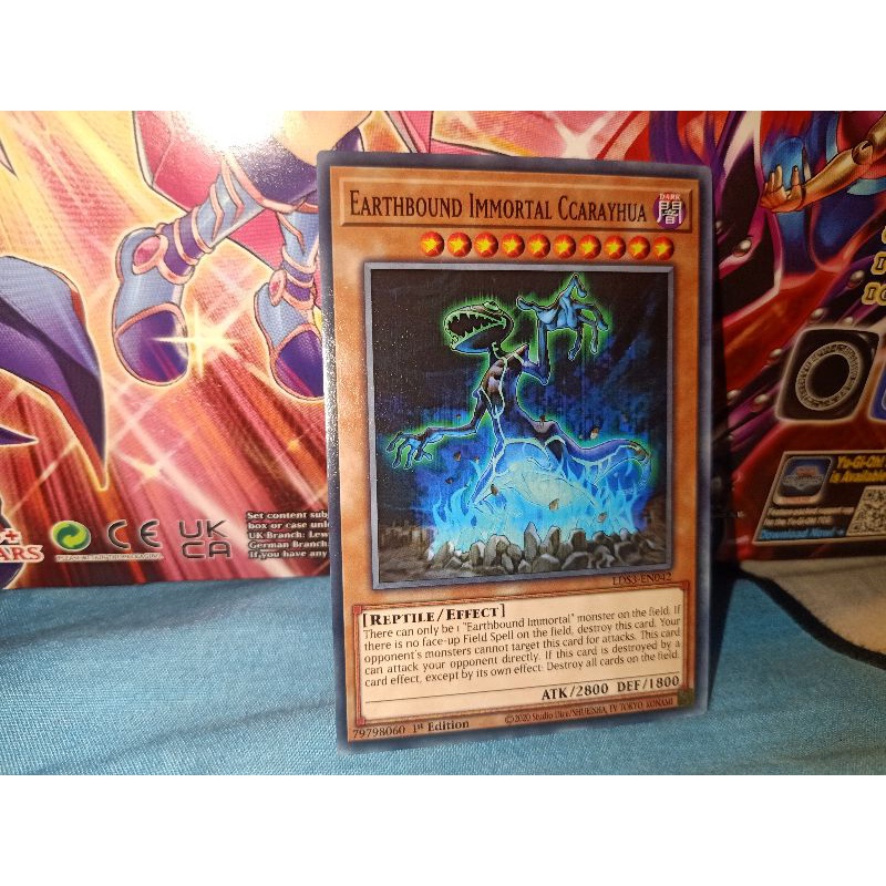 [KN yugioh shop] thẻ bài: Earthbound Immortal Ccarayhua - LDS3-EN042 - Common 1st Edition