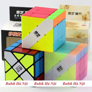 Rubik Fisher Qiyi Đen/Stickerless/Jelly