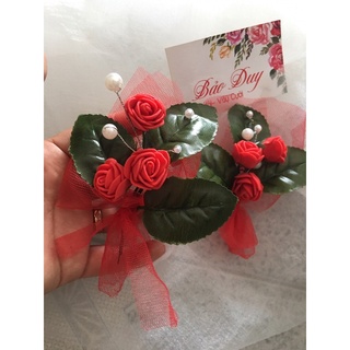 hoa cài áo cưới 1 cặp