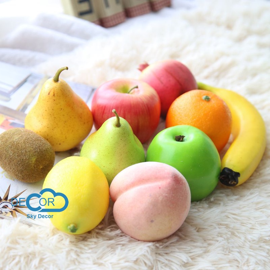 Trái cây mô hình - Trang trí nhà, cửa hàng, quầy sản phẩm, gác bếp, bàn khách, tiếp tân, trưng lễ - Sky Decor