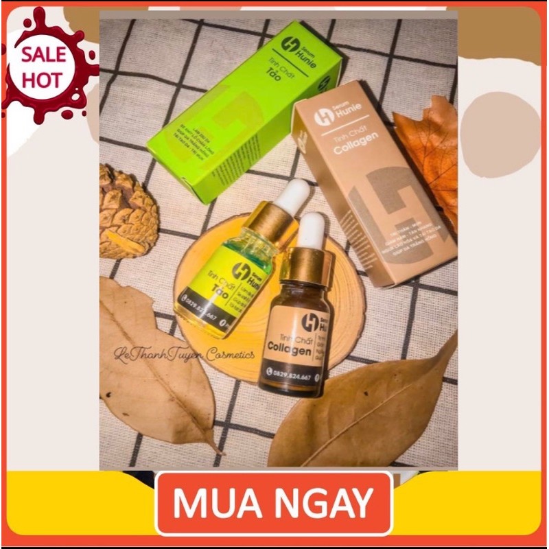 COMBO SERUM HUNIE SÁNG VÀ TỐI 🍓🐝 [ CAM KẾT CHÍNH HÃNG ]