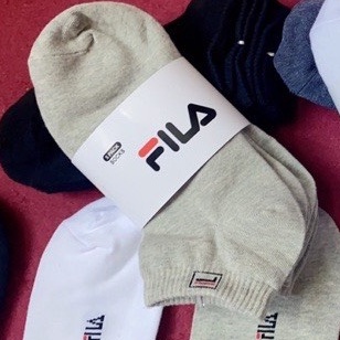 Combo 3 Đôi Tất Cổ Ngắn FILA, Vớ Thể Thao Nam Nữ , Chống Hôi Chân Thoáng Khí, Không Hầm Bí