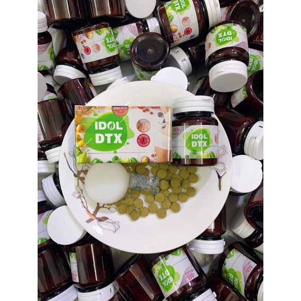 VIÊN DETOX RAU CỦ IDOL SLIM THẢI MỠ ĐÊM, SIẾT EO, ĐẸP DA