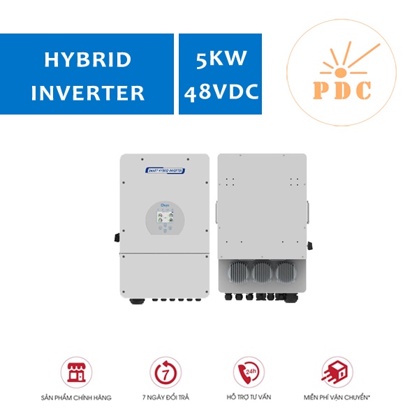 Biến Tần Inverter hòa lưới có lưu trữ DEYE 1 Pha 5KW -