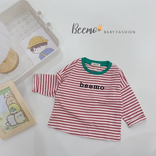 Áo phông dài tay kẻ sọc Hàn Quốc cho bé - Beemo
