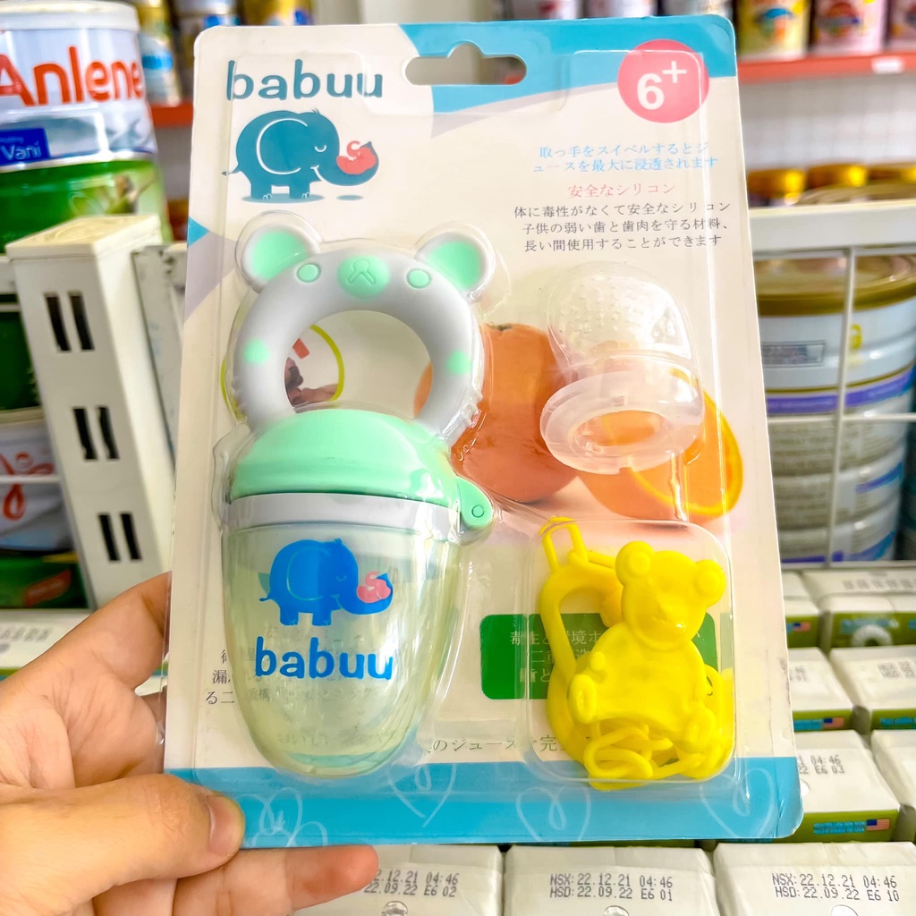 Túi nhai ăn dặm Babuu cho bé tập ăn