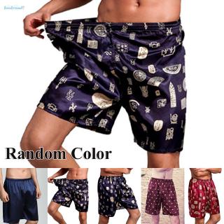 Bộ Đồ Ngủ Vải Lụa Satin Thoáng Mát Cho Nam