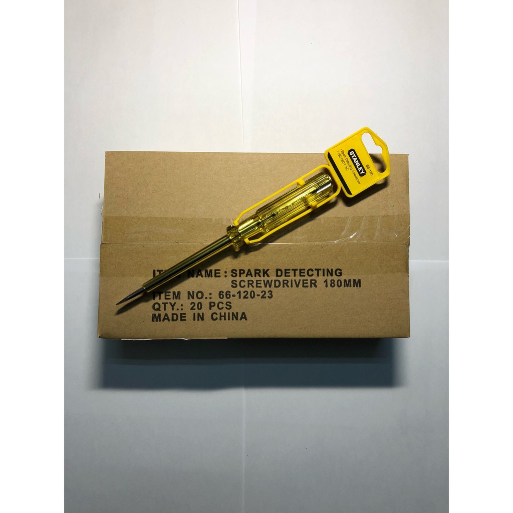 [Chính Hãng] Bút thử điện 180mm (100-500V) Stanley 66-120