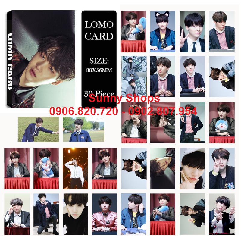 Lomo card hình Suga BTS