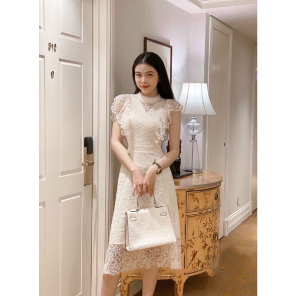 ĐẦM REN TRẮNG TAY CÁNH TIÊN CAO CẤP ♥️♥️
