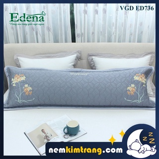 VỎ Gối Đôi Tencel 45x140 cm Edena - CHÍNH HÃNG, CAO CẤP